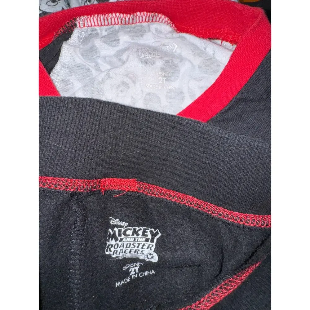 Disney Mickey and the Roadster Racers Long Sleeve Shirt and Pants Outfit Size 2T